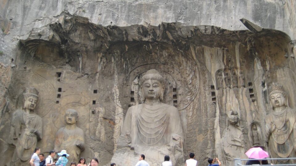 Longmen Grottoes, 龍门石窟, summer 2010